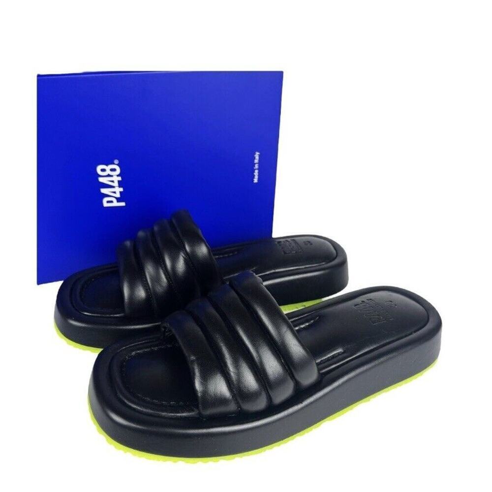 P448 Womens Fergie Slip On Open Toe Casual Slide Sandals Shoes Women’s 6M EU 36